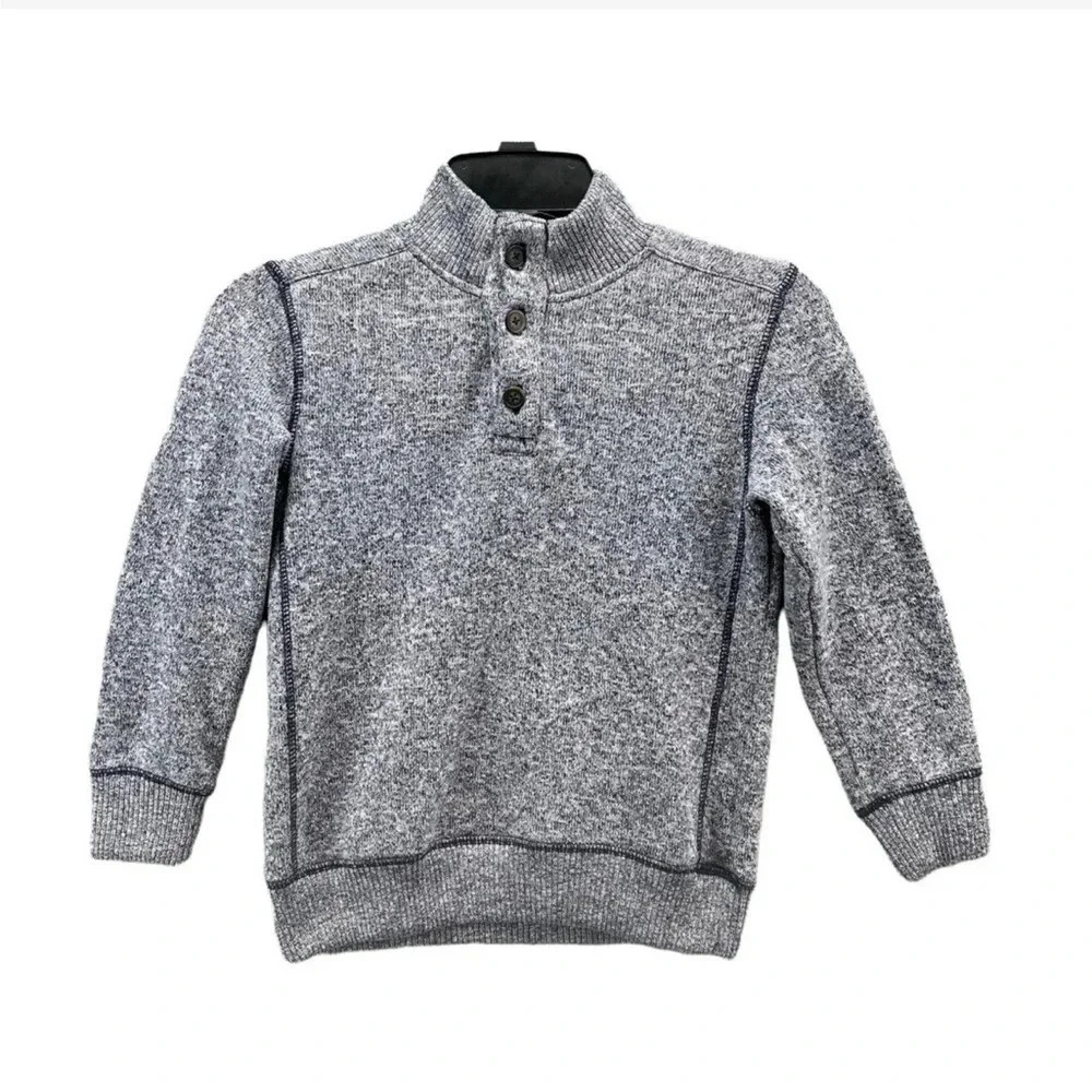 Gymboree knit sweater size small size 5-6 navy